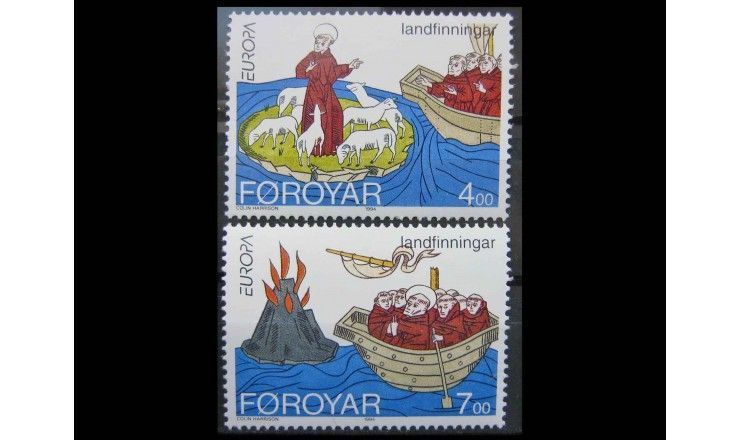 Фарерские острова 1994 г. "Европа: Открытия и изобретения"