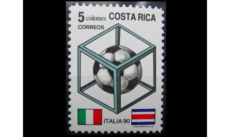 Коста-Рика 1990 г. "Чемпионат мира по футболу, Италия"