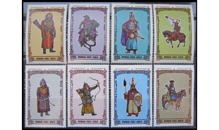 Монголия 1997 г. "Солдаты Чингисхана"