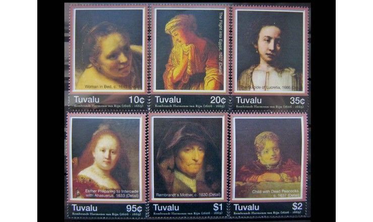 Тувалу 2006 г. "400-летие со дня рождения Рембрандта"