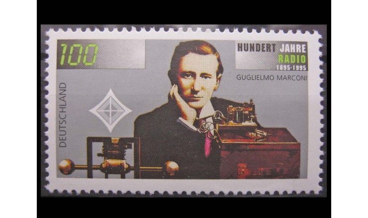 ФРГ 1995 г."100 лет изобретения радио"