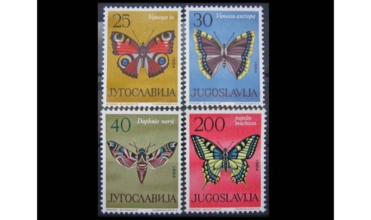 Югославия 1964 г. "Бабочки" 