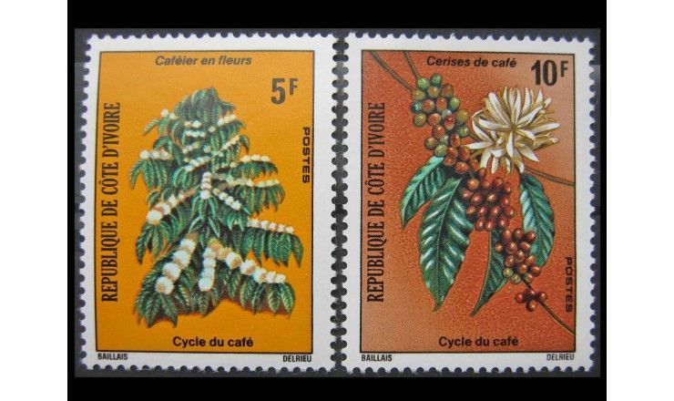 Кот-д'Ивуар 1975 г. "Кофейное дерево"