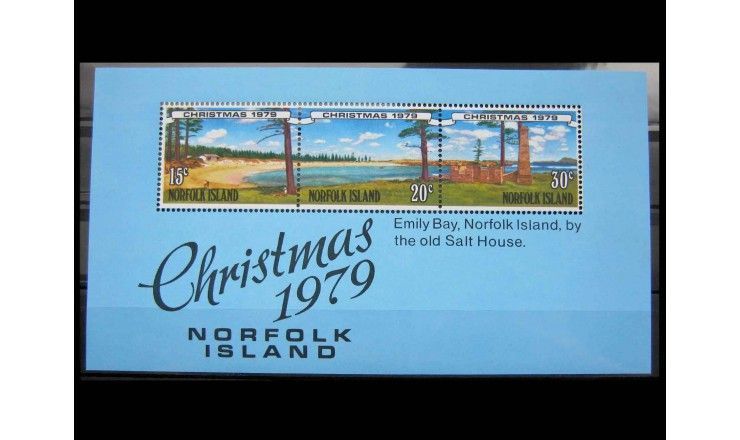 Остров Норфолк 1979 г. "Рождество"