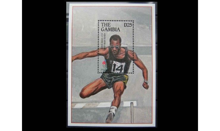 Гамбия 1995 г. "Летние Олимпийские игры 1996: Золотые медалисты"