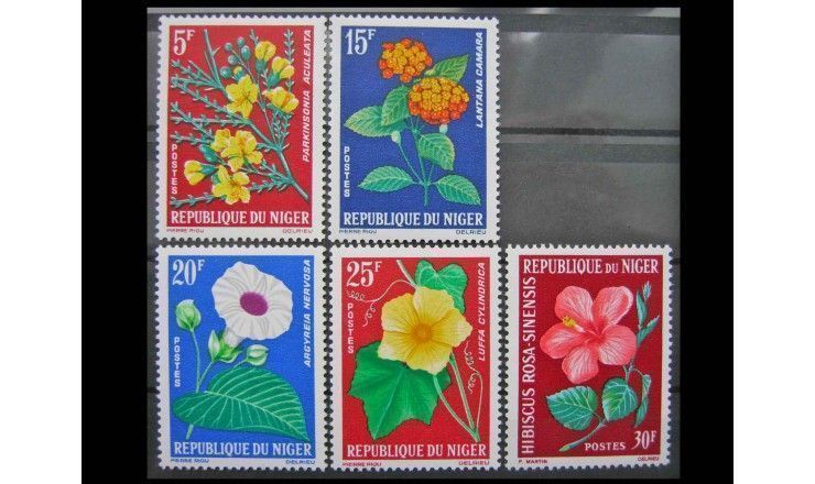 Нигер 1964 г. "Цветы"