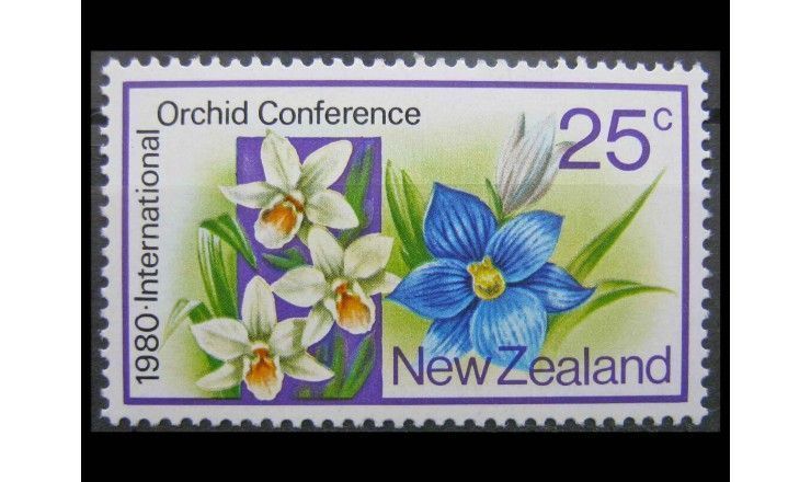 Новая Зеландия 1980 г. "Международная конференция по орхидеям"