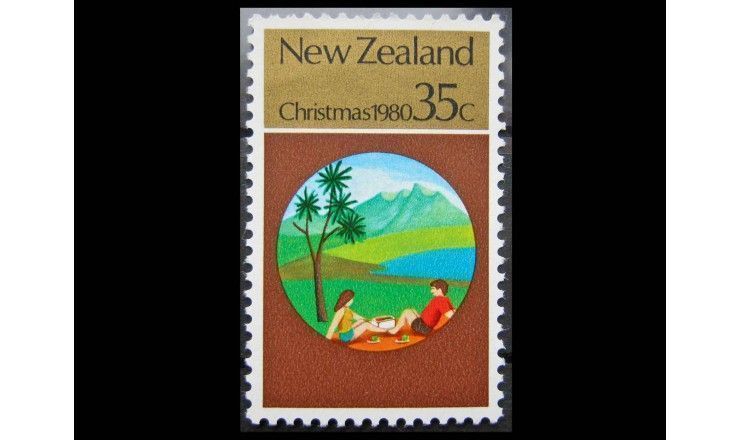 Новая Зеландия 1980 г. "Рождество"
