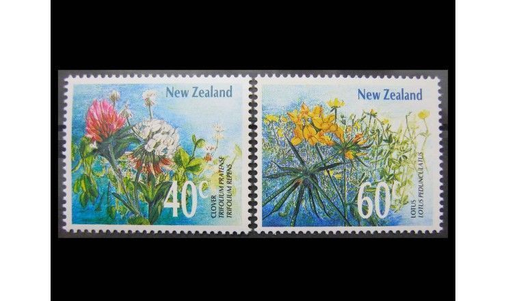 Новая Зеландия 1989 г. "Цветы"
