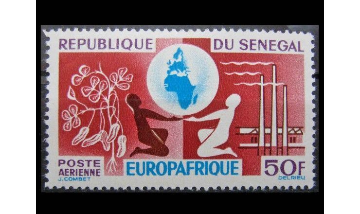 Сенегал 1964 г. "Основание организации экономической «EUROPAFRIQUE»"