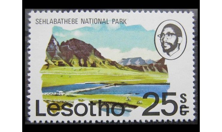 Лесото 1980 г. "Местные мотивы" (надпечатка)