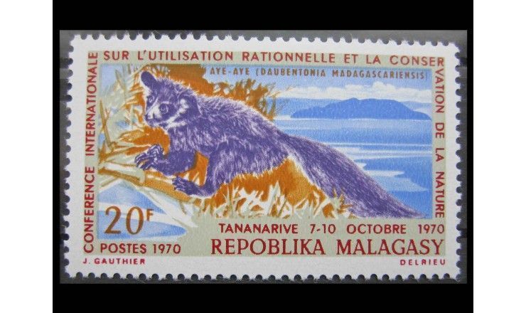 Мадагаскар 1970 г. "Международная конференция по охране животных и природы"