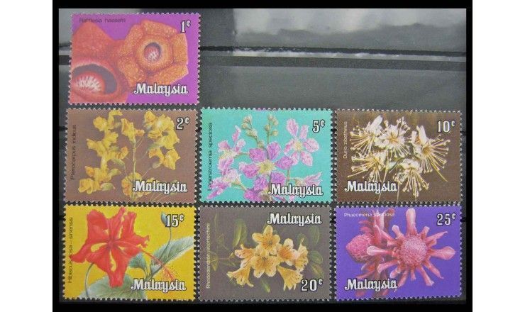 Малайские штаты 1979 г. "Цветы"