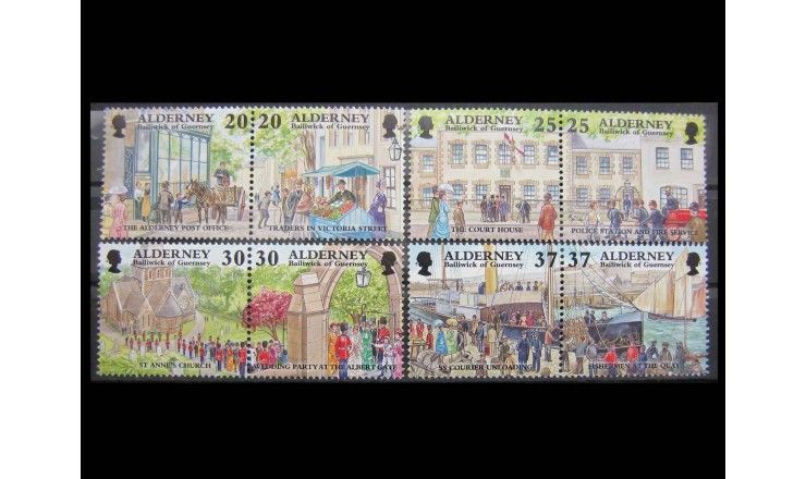 Олдерни 1998 г. "Историческое развитие Олдерни"