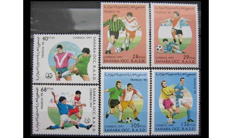 Сахарская Арабская ДР 1997 г. "Чемпионат мира по футболу 1998, Франция"