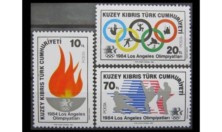 Турецкий Кипр 1984 г. "Летние Олимпийские игры, Лос-Анджелес"