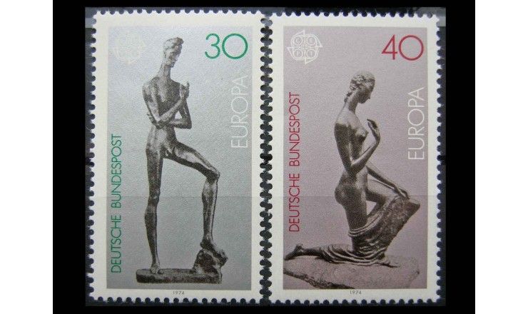 ФРГ 1974 г. "Европа: Скульптуры"