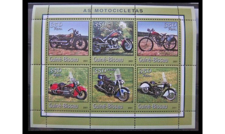 Гвинея-Бисау 2001 г. "Мотоциклы"