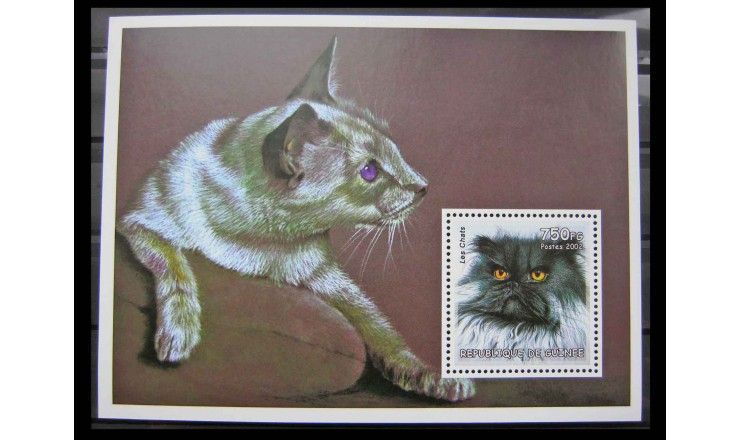 Гвинея 2002 г. "Кошки"