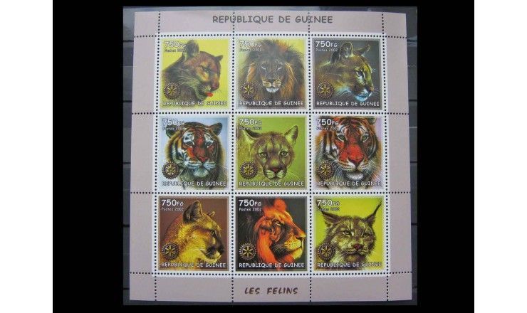 Гвинея 2002 г. "Животные" 