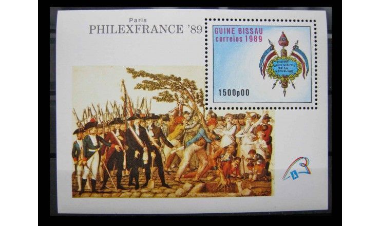 Гвинея-Бисау 1989 г. "200 лет Великой французской революции; Филвыставка PHILEXFRANCE`89"