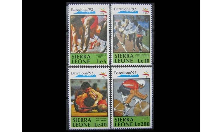 Сьерра-Леоне 1990 г. "Летние Олимпийские игры 1992, Барселона"