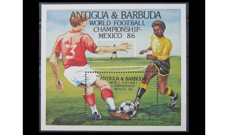 Антигуа и Барбуда 1986 г. "Чемпионат мира по футболу, Мексика" 