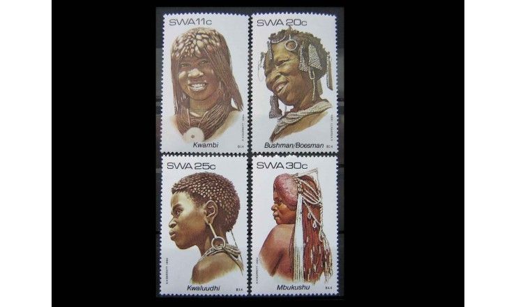 Юго-Западная Африка 1984 г. "Женские головные уборы"
