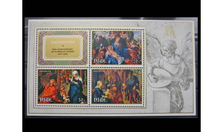 Ниуэ 1978 г. "Рождество: 450-летие смерти Альбрехта Дюрера" 