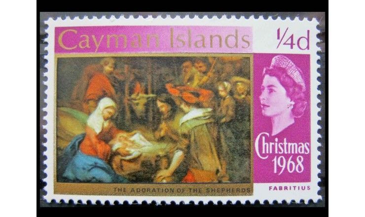 Каймановы острова 1969 г. "Рождество: Картины"