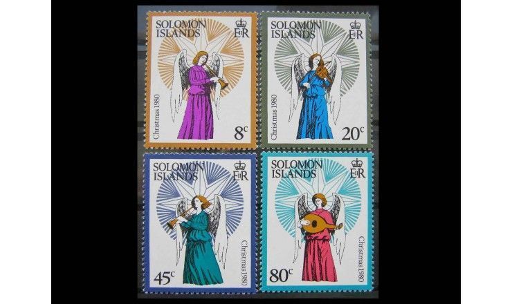 Соломоновы острова 1980 г. "Рождество"