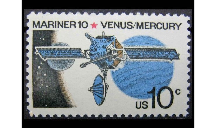 США 1975 г. "«Маринер-10» - программа исследования планет Венера и Меркурий"