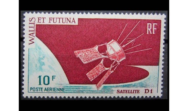 Уоллис и Футуна 1966 г. "Запуск французского спутника «D 1»" 