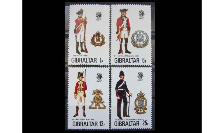 Гибралтар 1976 г. "Униформа"