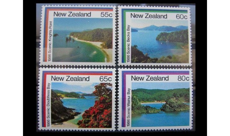Новая Зеландия 1986 г. "Ландшафты"