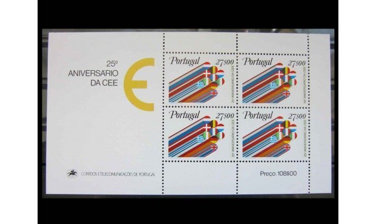 Португалия 1982 г. "25 лет Европейскому экономическому сообществу"