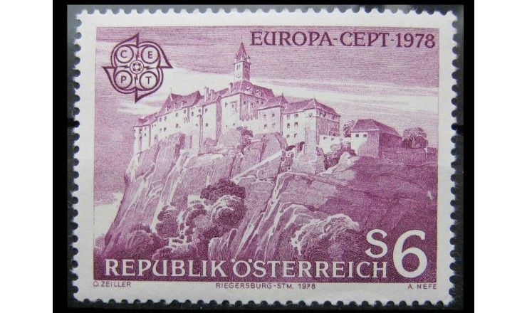 Австрия 1978 г. "Европа: Памятники архитектуры"