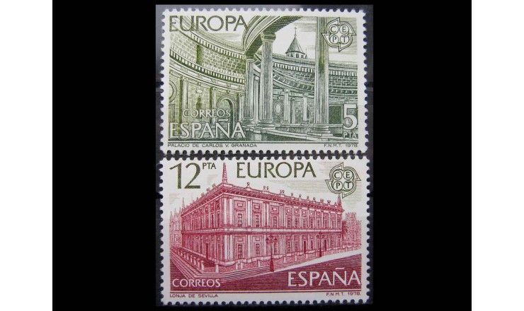 Испания 1978 г. "Европа: Памятники архитектуры"