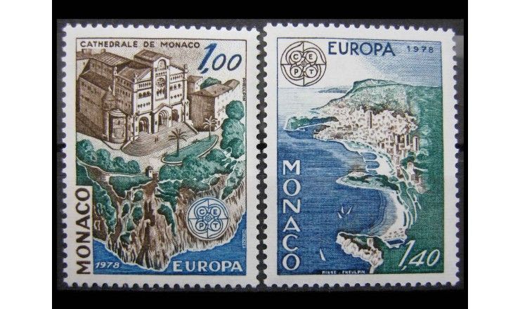 Монако 1978 г. "Европа: Памятники архитектуры"