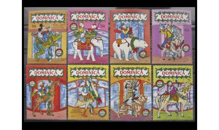 Доминика 1990 г. "Рождество: Уолт Дисней"