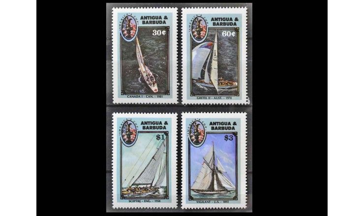 Антигуа и Барбуда 1987 г. "Парусная регата «Кубок Америки»"
