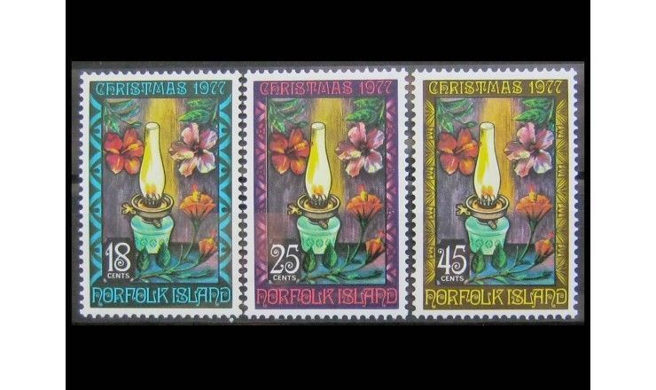 Остров Норфолк 1977 г. "Рождество"