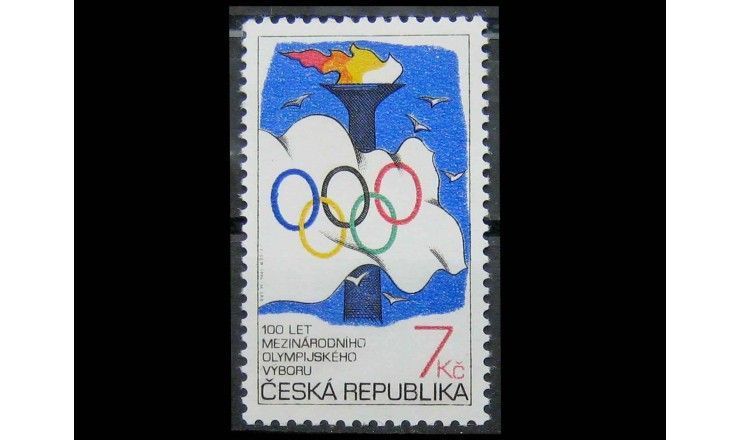 Чехия 1994 г. "100 лет Международному олимпийскому комитету"