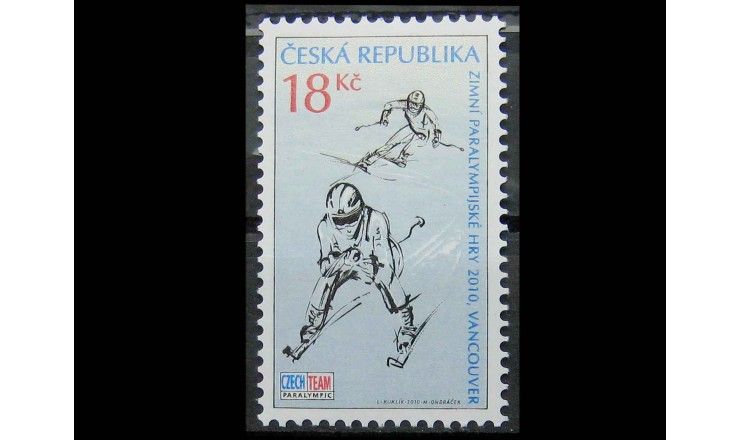 Чехия 2010 г. "Зимние Паралимпийские игры, Ванкувер"