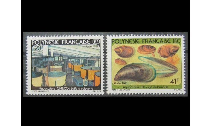 Французская Полинезия 1981 г. "Аквакультура"