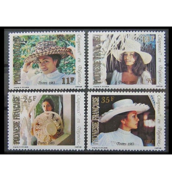 Французская Полинезия 1983 г. "Шляпы"