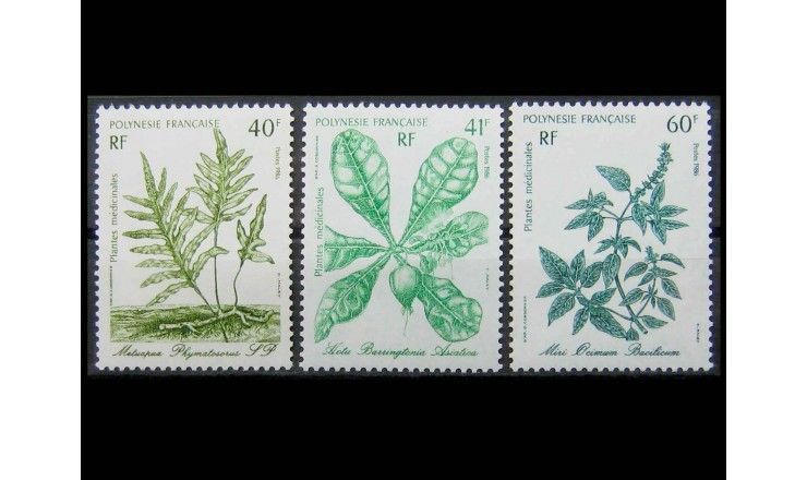 Французская Полинезия 1986 г. "Лекарственные растения"