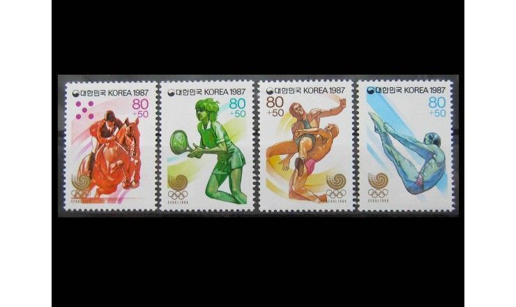 Южная Корея 1987 г. "Летние Олимпийские игры 1988, Сеул" 