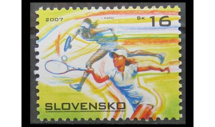 Словакия 2007 г. "Теннис"