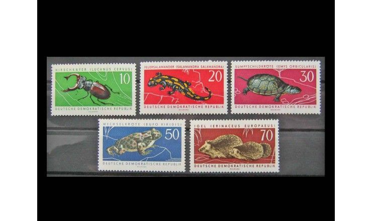 ГДР 1963 г. "Охраняемые животные"